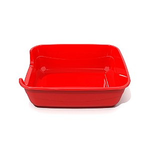Bandeja Higienica Pet Injet Jumbox Gatos - Vermelha