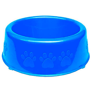 Comedouro Perolizado Luxo Pet Injet 600 Ml - Azul