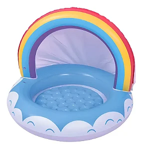 Piscina Inflável Infantil Jilong Arco Iris 40 Litros