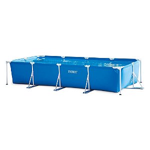 Piscina Estrutural Retangular 7400L C Filtro 220v 4,5Mx2,2M