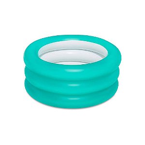 Piscina Infantil Aro Triplo Azul 70cmX30cm Bestway