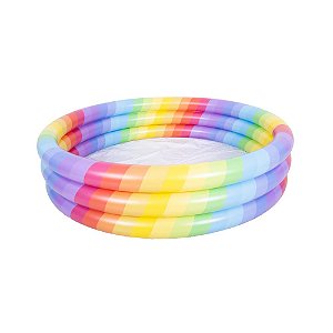 Piscina Infantil Rainbow 3 Anéis 168cmX38cm - 51341