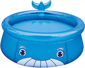 Piscina Baleia Azul 3D1400L Jilong 175X62cm