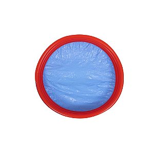 Piscina Infanil 3 Anéis 122cmX25cm Vermelho ou Amarelo