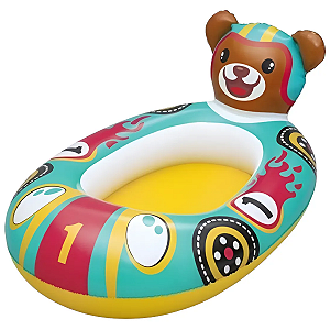 Boia Inflável Barco Splash Buddy Urso Colorido – Bestway