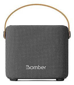 Caixa De Som Portátil Bluetooth Bomberbag Potente P2 Tws Cinza
