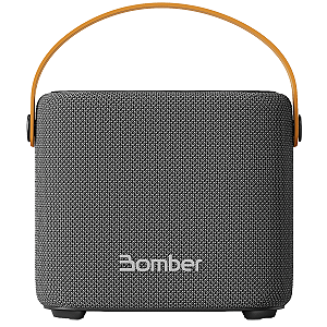 Caixa De Som Portátil Bluetooth Bomberbag Potente P2 Tws Cinza