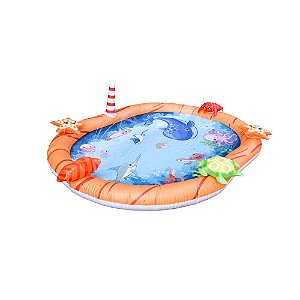 Almofada Inflável 152X115X25cm Animais Marinhos - 51356