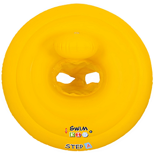 Assento de Perninhas Inflavel Jilong Baby Amarelo 69cmx69cm