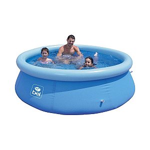Piscina Redonda Inflável 1900L Belfix 2,15m X 63cm