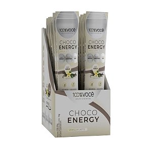 CHOCO ENERGY VANILLA LATTE - CAIXA COM 14 SACHÊS DE 10G