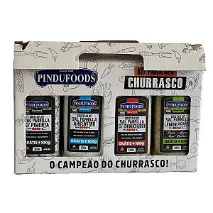 Kit Sal Parrilla Sabores 600g Caixa com 4