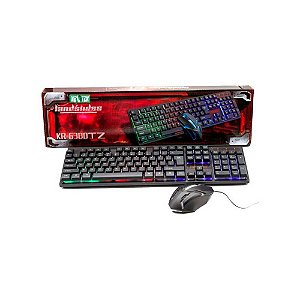 Conjunto Teclado e Mouse Gamer Landslides KR-6300TZ