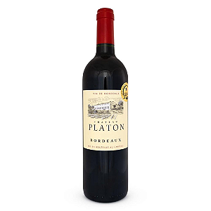 Vinho Tinto Chateau Platon Bordeaux Garrafa  safra 2018