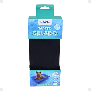 Tapete Gelado Preto  LaviPet Tamanho P