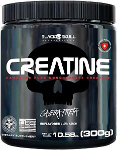 Creatina Pura Black Skull 300g - Black Skull