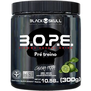 Pré Treino BOPE Black Skull 300g Limão