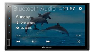 Som Automotivo Pioneer DMH-145BR – Tela 7", USB, Bluetooth