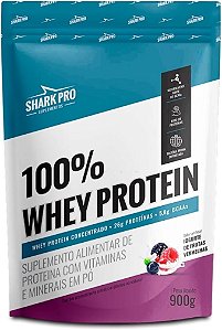 Whey Protein 100% Pouch 900g – Sabor Iorgurt Frutas Vermelhas
