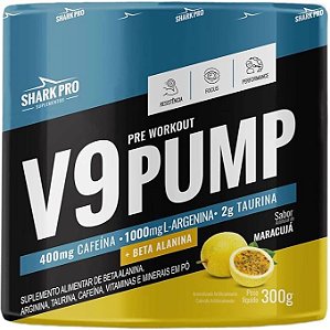 Pré-treino V9 Pump da Shark Pro 300G - Maracujá