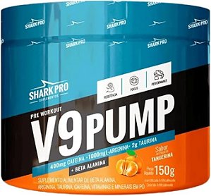 Pré-treino V9 Pump da Shark Pro 300G - Tangerina