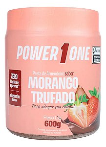Pasta de Amendoim Power1One - Morango Trufado 600g