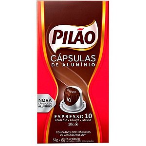 Cápsulas de Café Pilão Espresso 10  52g com 10 unidades