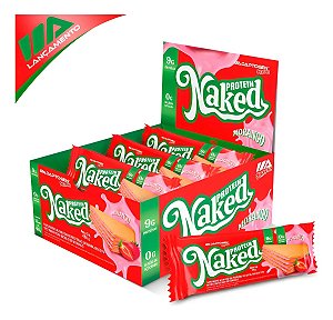 Naked Protein Morango 40g– Caixa com 12 Unidades