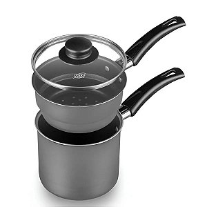 Cuscuzeira MTA Nº12 1,0L Grafite – 2 em 1 com Tampa TVT