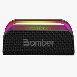Caixa De Som Multimídia Digital Portátil Bomberbass Plus