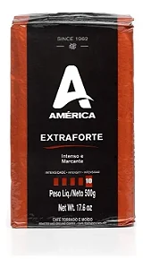 Café Torrado E Moído Vácuo América Extraforte 500g