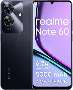 Realme Note 60 – 256GB + 4GB RAM  Tela 6.74"  Android 14 - RECONDICIONADO