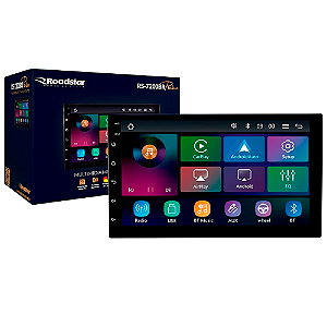 Central Multimídia MP5 RS7200BR Pro Line CarPlay Sem Fio - Roadstar