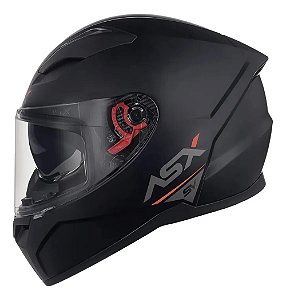 CAPACETE ASX CITY SV SOLID PRETO FOSCO GRAFITE