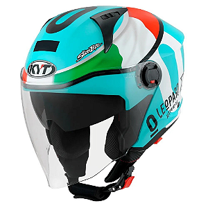 Capacete Kyt D-City Dennis Foggia Leopard Replica