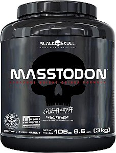 Whey Masstodon Baunilha 3kg - Black Skull