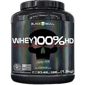 Whey 100% Hd (1,8kg) Morango - Black Skull