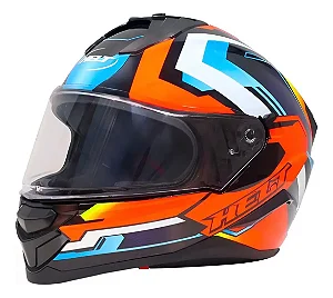 Capacete Para Moto Integral Helt Tracker Glass Ground