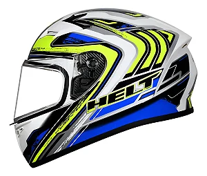 Capacete Para Moto Integral Helt Street Street Polar