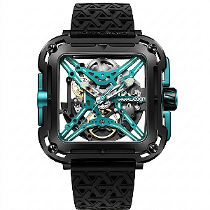 Relógio Ciga Design X Series Gorilla Modern Skeleton Ceramic Limited Edition X011-BLBU-25BK