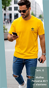 Camisetas Adidas Malha Premium 40.1 - TAM. GG