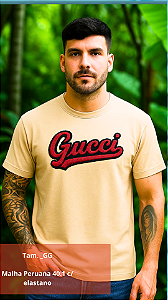 Camiseta Gucci Malha Premium 40.1 - TAM. GG