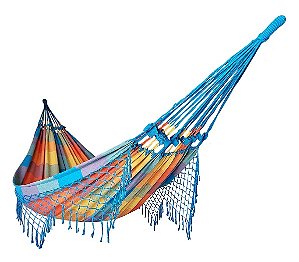 Rede de Dormir e Descanso Casal Várias Cores