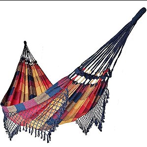 Rede de Dormir e Descanso Casal Várias Cores