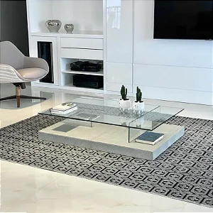 Tapete para Sala de Estar e Escritório 100% Polipropileno