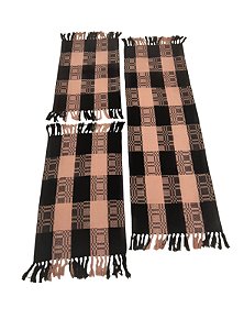 Jogo de Tapete Cozinha Artesanal - Passadeira em Algodão (3 Peças)