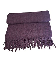 Manta para sofá gigante 2,40x1,80 Vinho Mesclado