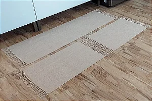 Kit de Tapetes para Cozinha Algodão Confortável