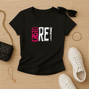 Baby Look Feminina Cristã Cristo Rei