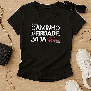 Baby Look Feminina Cristã Eu Sou o Caminho